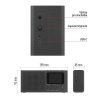 Přenosné rádio s Bluetooth, DAB / DAB+ / FM, černé