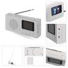 Přenosné rádio s Bluetooth, DAB / DAB+ / FM, bílé