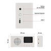 Přenosné rádio s Bluetooth, DAB / DAB+ / FM, bílé