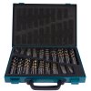 Makita D-30564 sada vrtáků s válcovou stopkou do kovu HSS-TiN 170 ks v plastovém kufru STOP