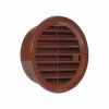 Větrací mřížka kruhová uzavíratelná 125 hnědá