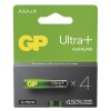 Alkalická baterie GP Ultra Plus AAA (LR03), 4 ks