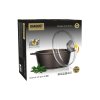 hrnec 28x12,5cm nepřiln.povrch PREMIUM Dark Brown se skl.poklicí,aroma knob