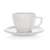 šálek + podšálek 250ml square ALBA BÍ porcelánový