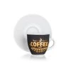 šálek + podšálek  90ml COFFEE&CUPCAKES keramický