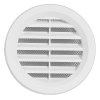 Větrací mřížka kruhová se síťovinou 75 bílá