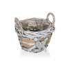 košík GRIS kulatý 14x10cm s uchy proutěný