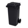 Popelnice hran. 240l PVC-černá