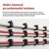 Kabelová příchytka 10 mm, černá, 50 ks