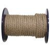 Lano stáčené přírodní 10mm (plastová cívka/100m)