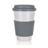 hrnek 400ml GO ŠE silikon.víčko, keramický