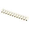 Šroubová svorkovnice 12× 4–6mm2, 450 V, bílá