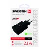 SWISSTEN adaptér 230V/2,1A 2xUSB ČERNÁ