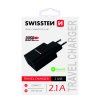 SWISSTEN adaptér 230V/2,1A 10,5W 2xUSB ČERNÁ