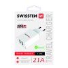 SWISSTEN adaptér 230V/2,1A 2xUSB BÍLÁ   10,5W