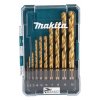 Makita D-72849 sada vrtáků do kovu HSS-TiN, 1-10mm (po 1), 10ks