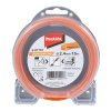 Makita E-01797 struna nylonová 2,4mm, oranžová, 15m, speciální pro aku stroje=old198501-1