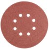 papír brusný kulatý 150 mm, K100, 5 pcs., s 8 dírami, Graphite