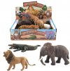 Teddies zvířátka safari ZOO plast 11-17cm mix druhů