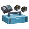 Makita 197624-2 sada Li-ion LXT 18V 2ksBL1850B+1ks nabíječka DC18RC+1ksMakpac