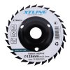 XTLINE Kotouč rašplový s ozubením plochý hrubý | 125x3x22,2 mm