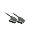 Solight SCART kabel, SCART konektor - SCART konektor, 21pin, 1,5m, průměr 8mm, sáček