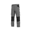Kalhoty CXS STRETCH, 170-176cm, pánská, šedo - černé