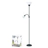 Platinet PFLF066B podlahová lampa E27 + E14 černá