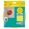 Wolfcraft Wolfcraft samodržné brusné kotouče  K120 ø225mm 563400