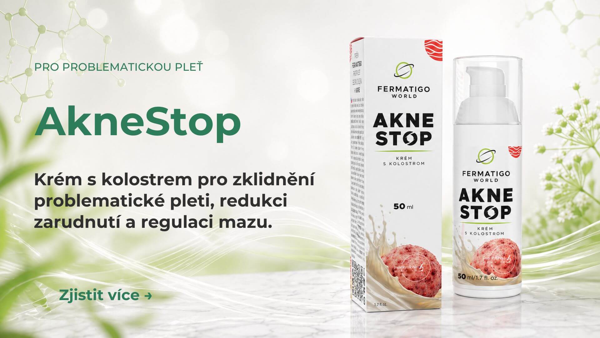 AkneStop – krém pro pleť se sklonem k akné 50 ml