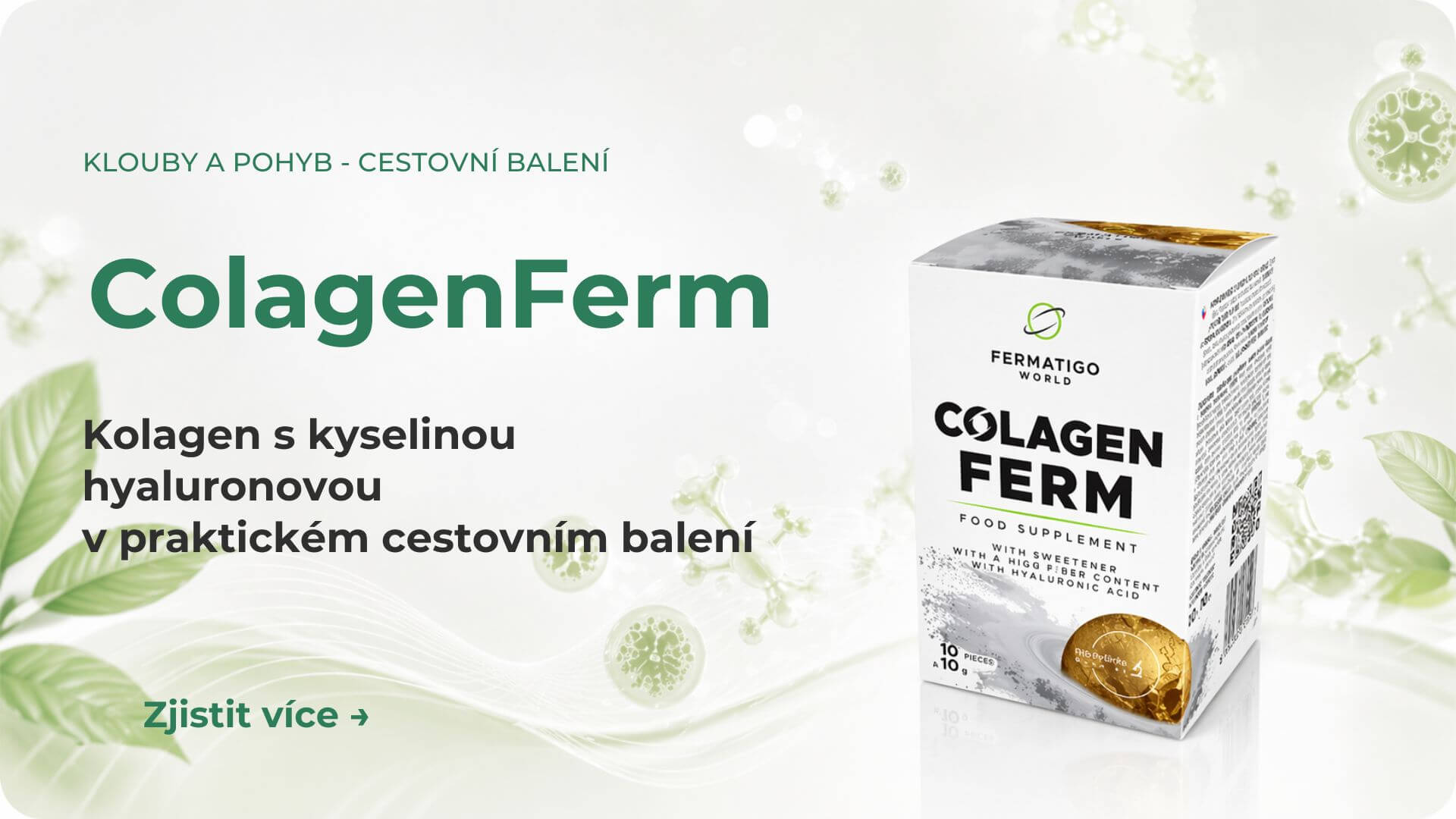 COLAGENFERM - cestovní balení 10 x 10g