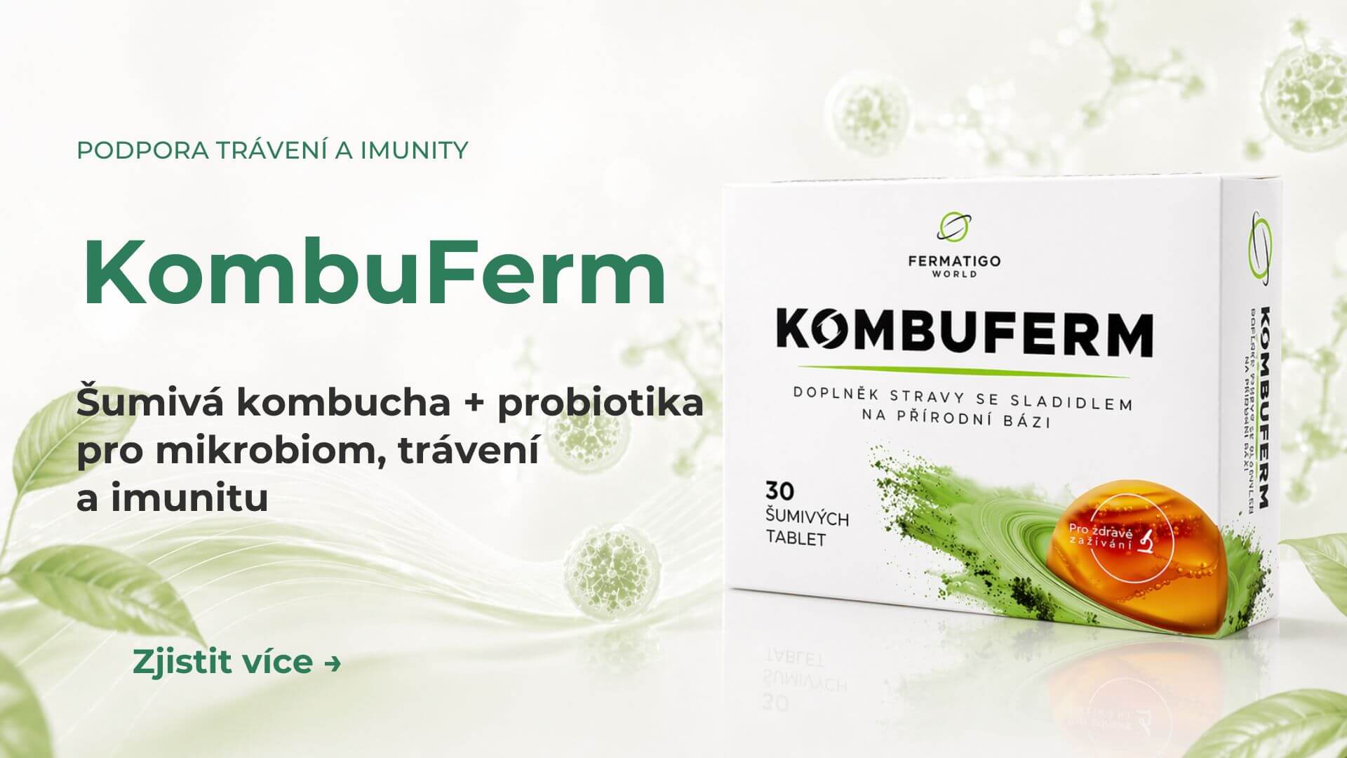 KombuFerm 30 šumivých tablet