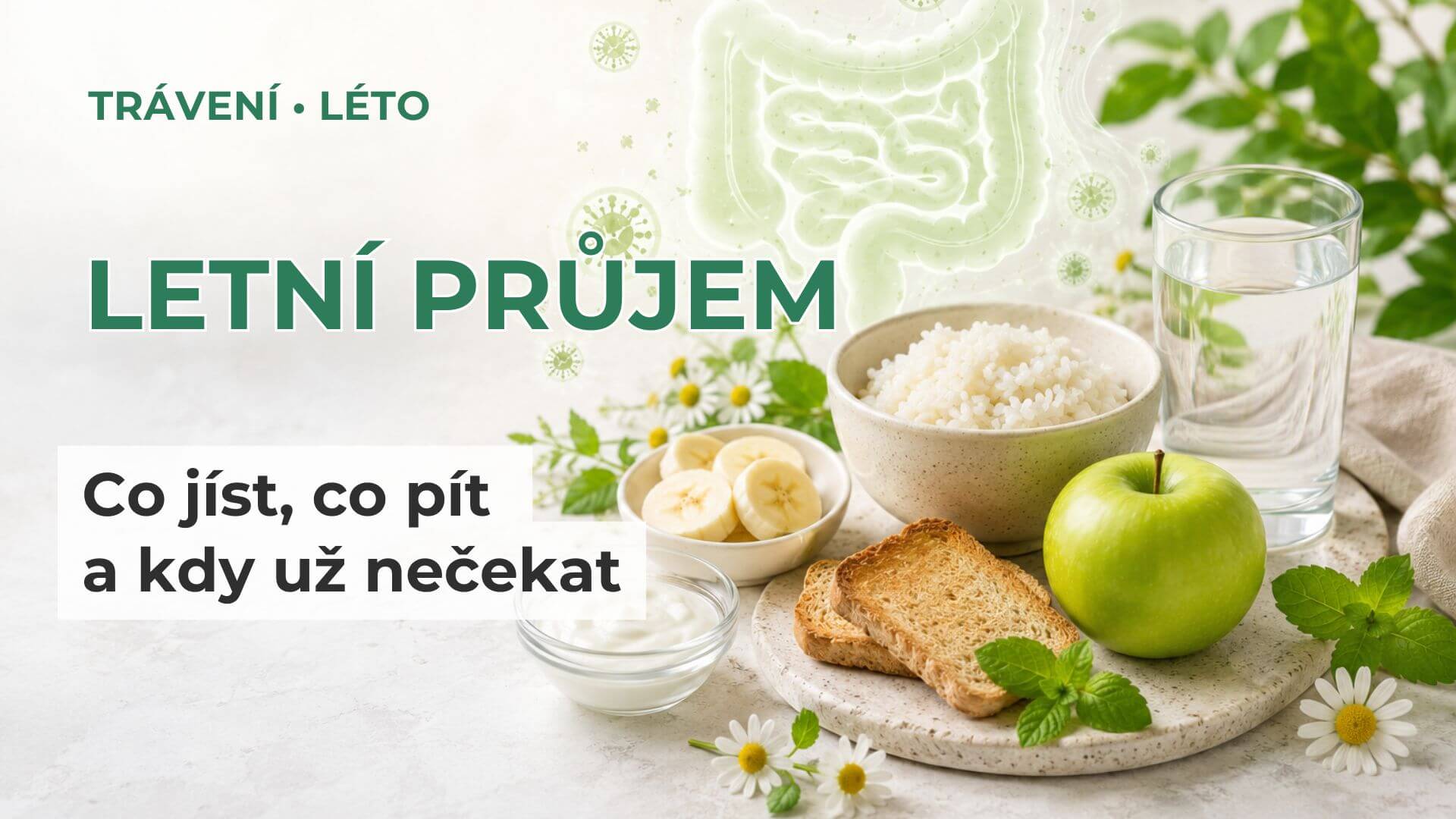 Letní průjem: co ho způsobuje, co jíst a kdy už nečekat