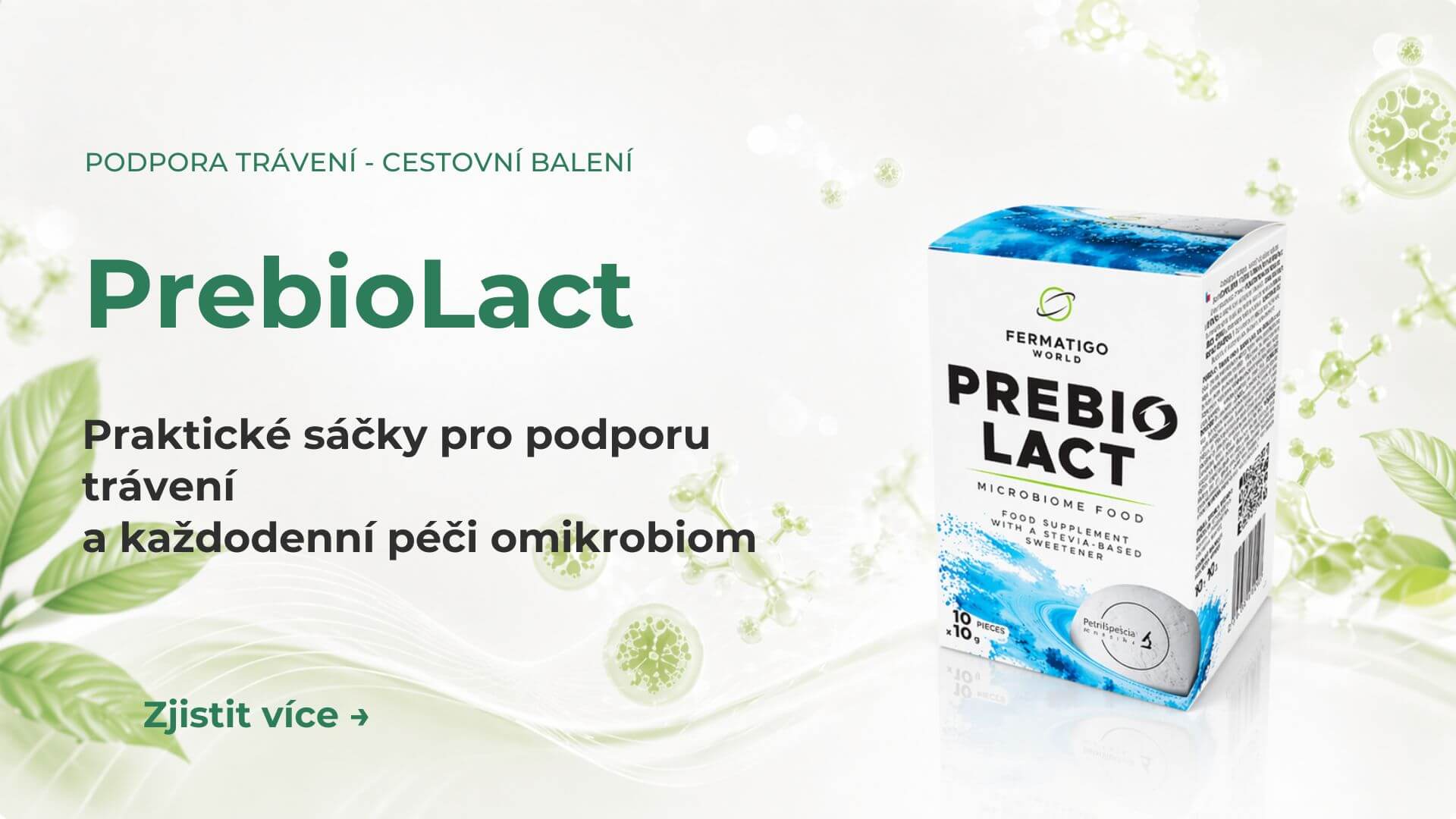 PREBIOLACT - cestovní balení 10 x 10g