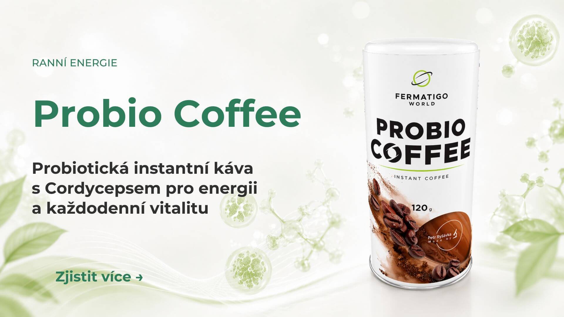 Probiotická káva Instantní