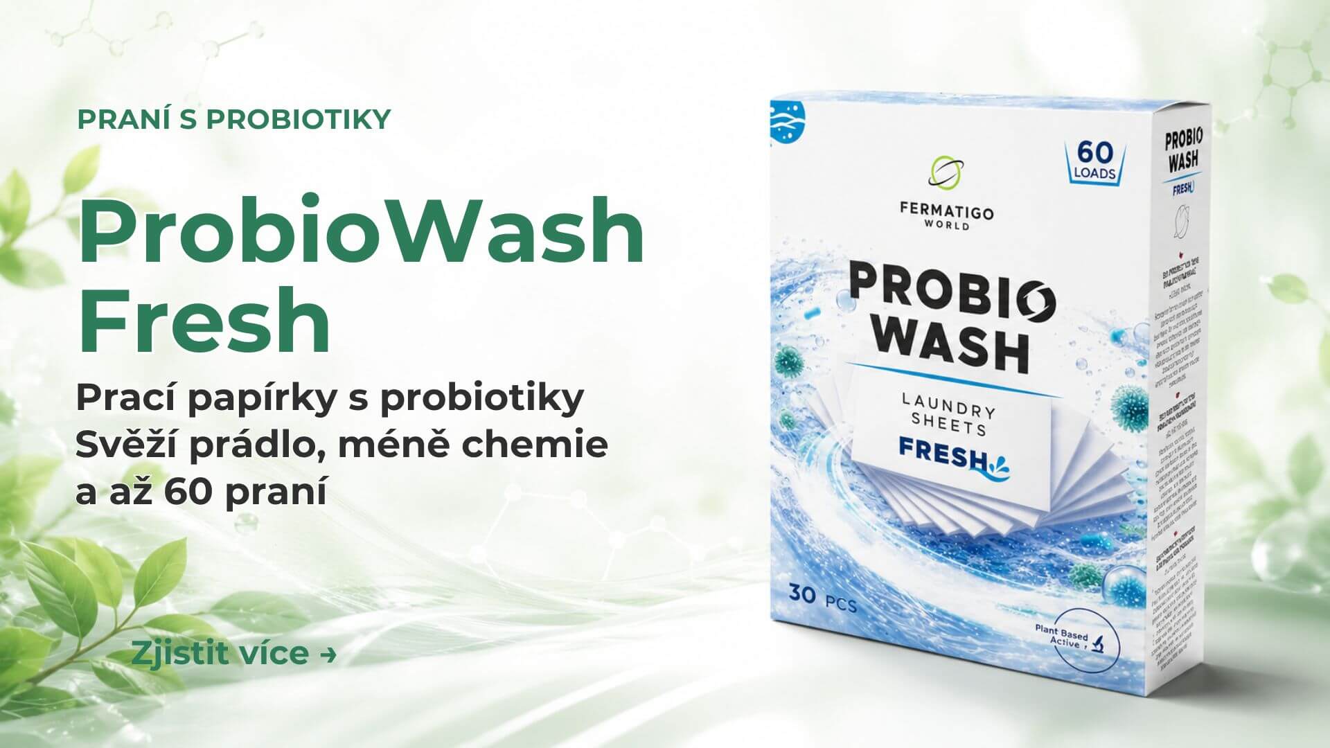 ProbioWash Fresh – probiotika do pračky