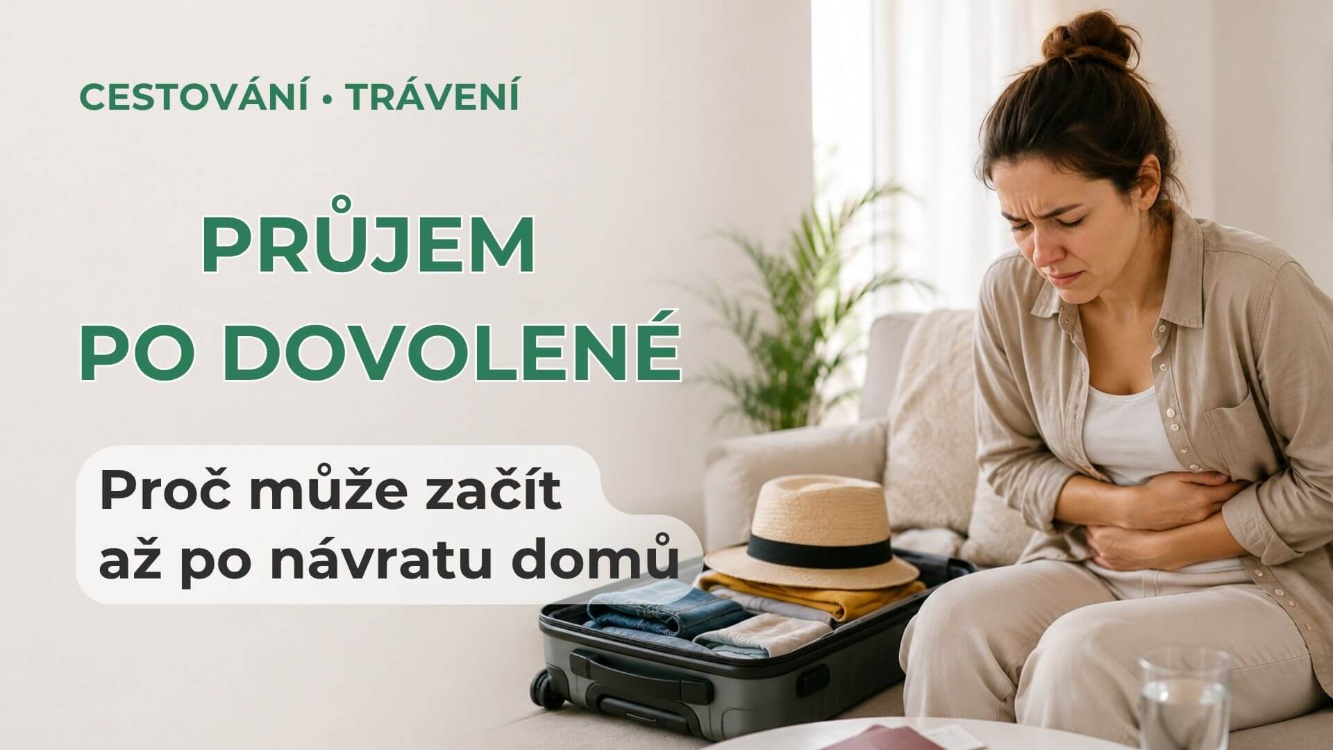 Průjem po dovolené: proč může začít až po návratu domů