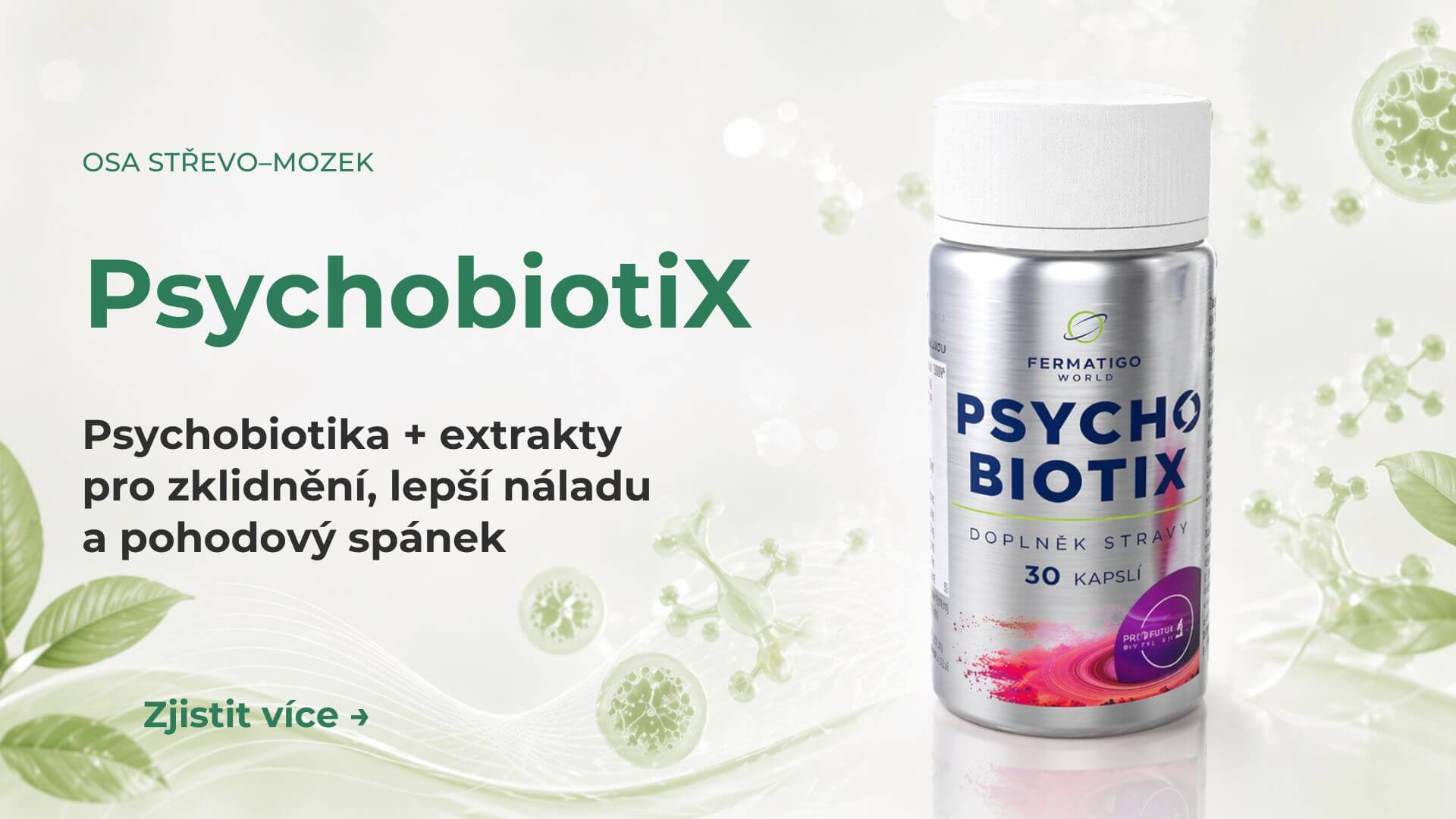 PsychobiotiX 30 kapslí