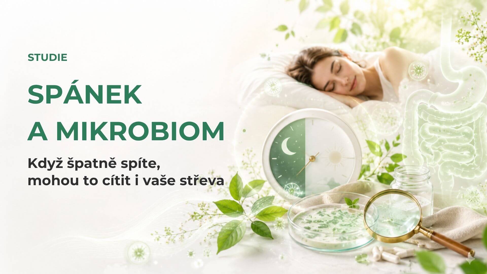 Vliv spánku na mikrobiom: Proč vaše střeva potřebují odpočinek