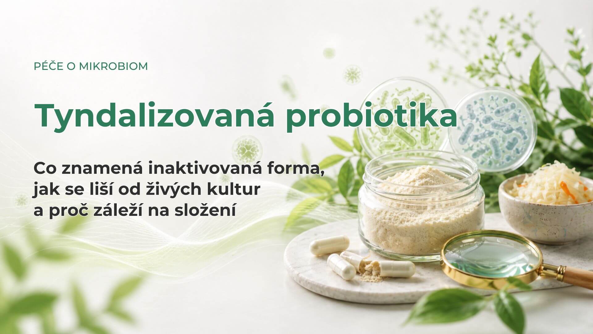Tyndalizovaná probiotika: co znamená inaktivovaná forma a proč na ní záleží