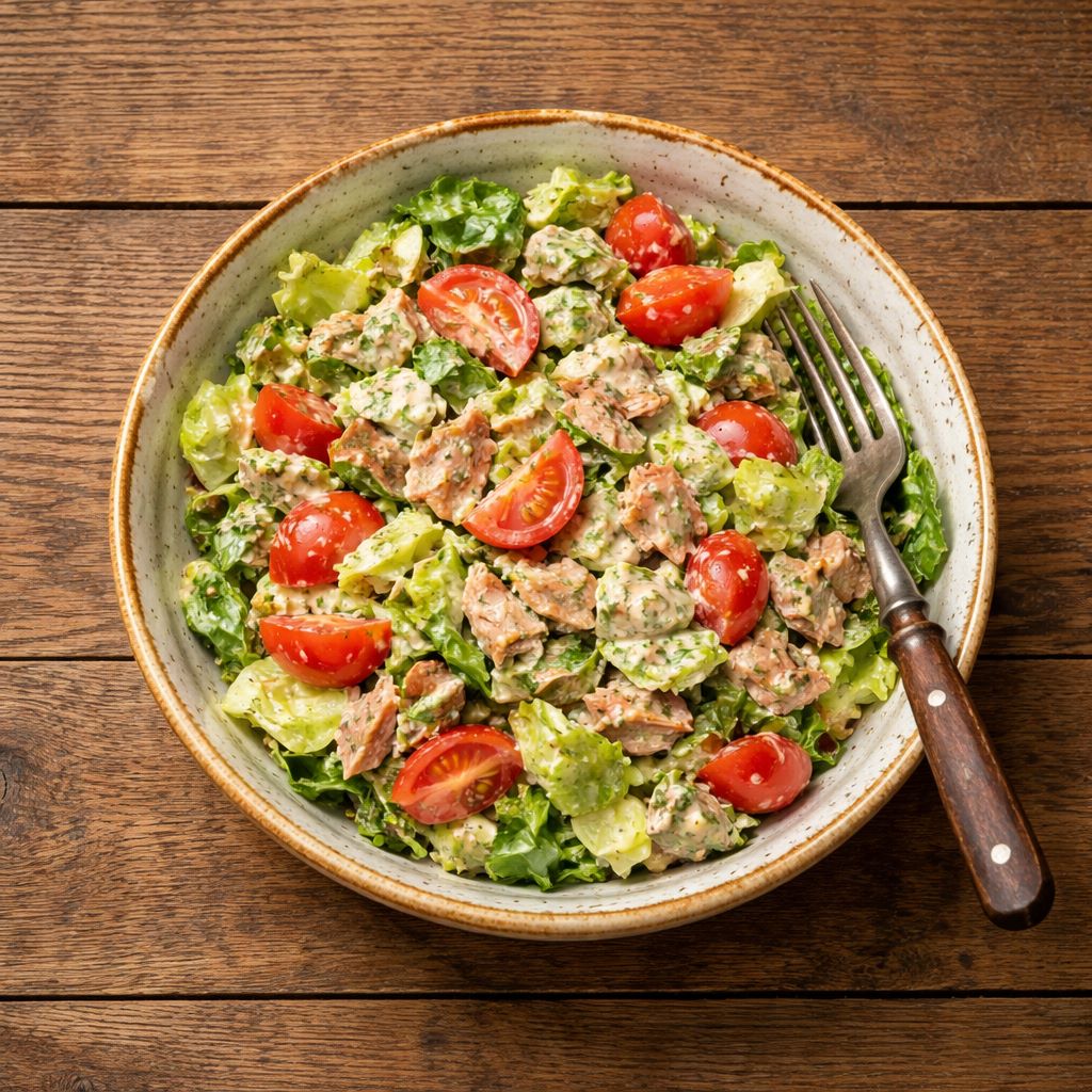 Rychlý salát s tuňákem