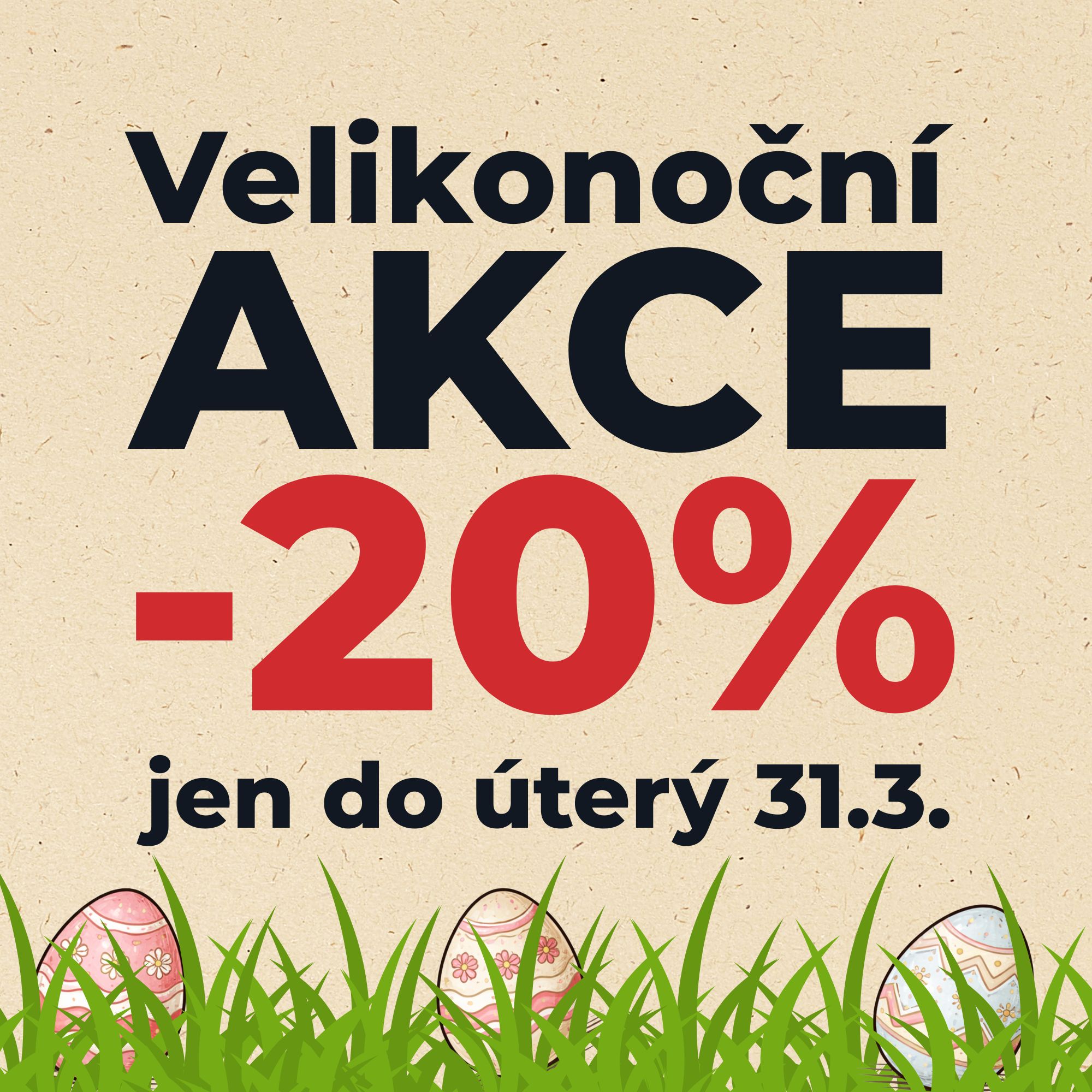 Velikonoční akce je tu!