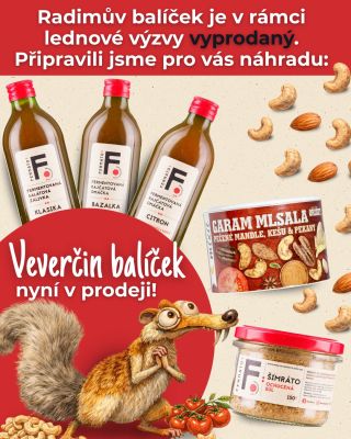 🐿 Radimův balíček je vyprodaný! Ale nebojte, máme pro vás nový Veverčin balík, se kterým můžete v lednové výzvě v klidu a...