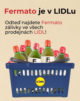 Jdeme vám naproti ❤️ Od teď najdete Fermato také v prodejnách Lidl 🛒 #fermato #chutnato #ceskaznacka
