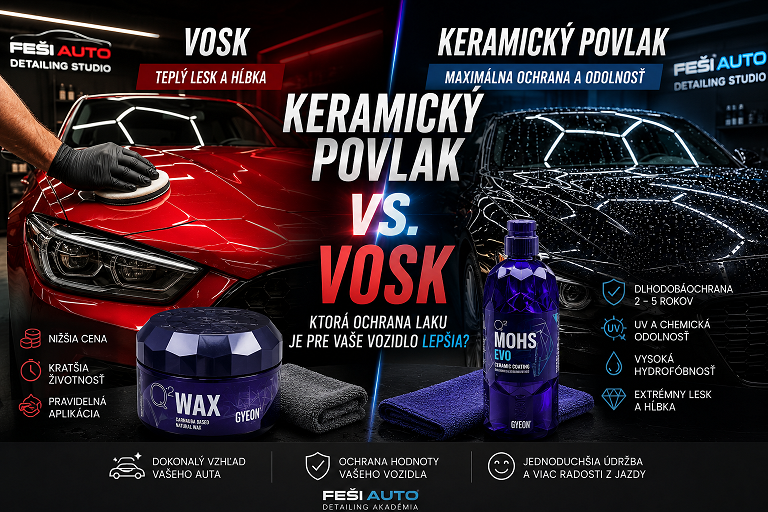 Keramický povlak vs. Vosk ?