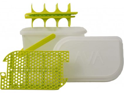 AVA Car Care Bucket Transparent detailingové vedro s kompletním setom