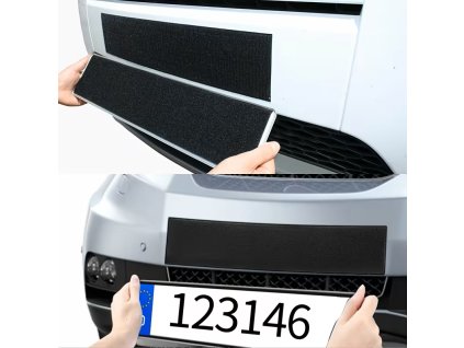 Držiak ŠPZ celoplošný suchý zips