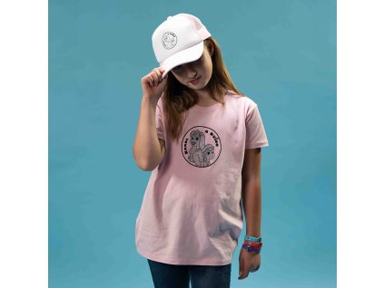 Kšiltovka Karol a Kvído - Růžová