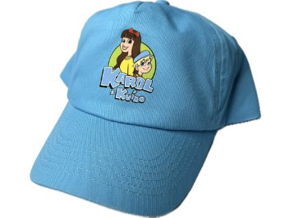 Kšiltovka Karol a Kvído - Tyrkysová