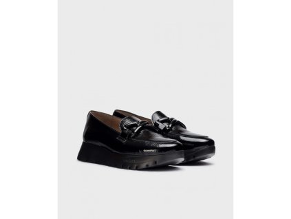 Mokasíny Wonders A-2474 Black ROSE